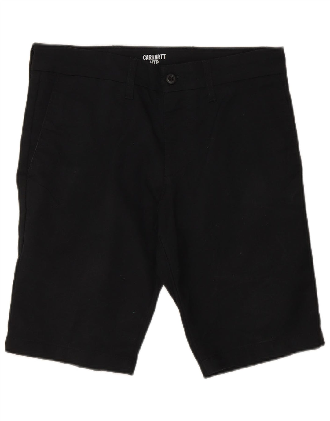 Carhartt Mens Chino Shorts W29 Médio Algodão Preto