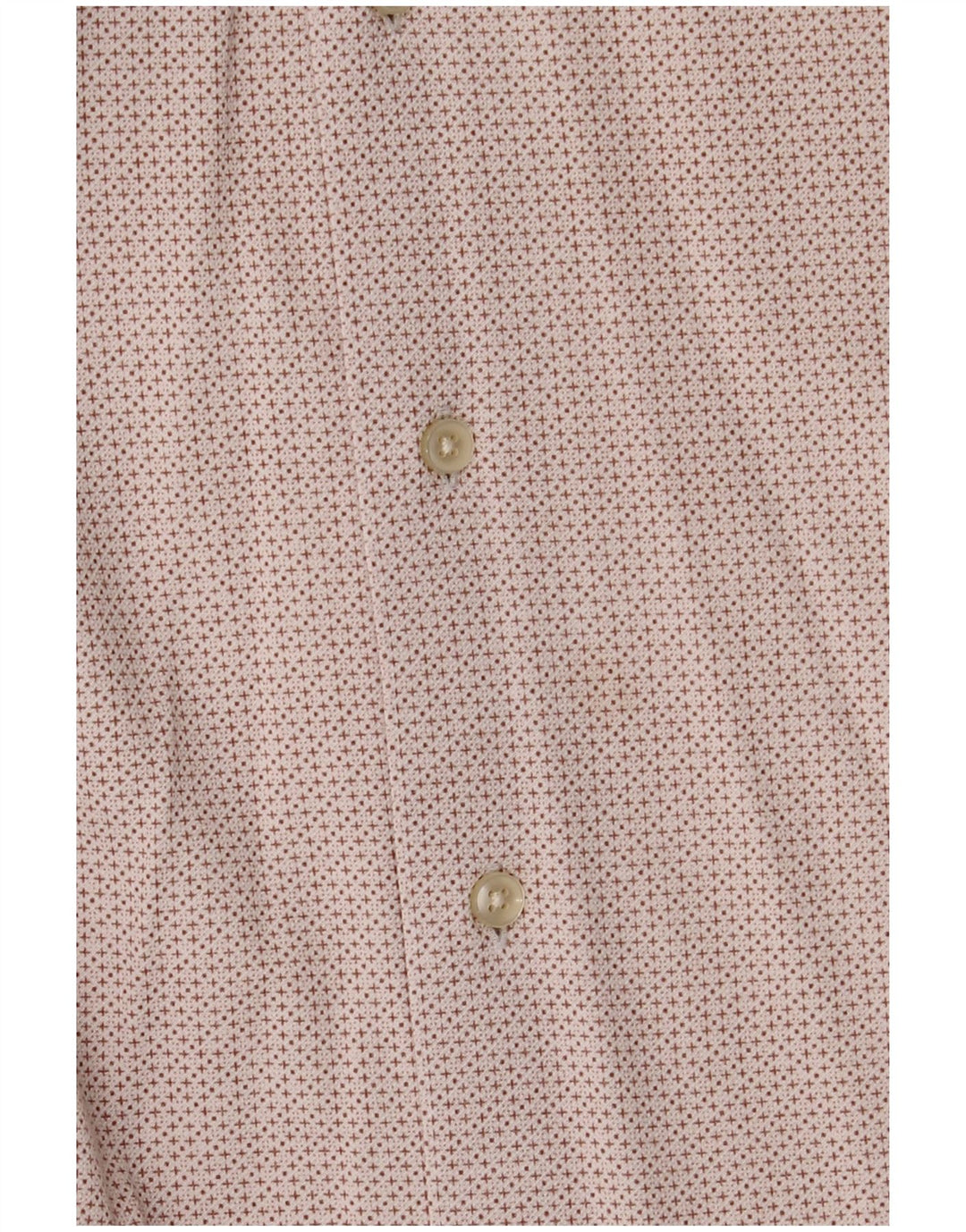 Camisa masculina Tommy Hilfiger Regular Fit médio off white algodão geométrico