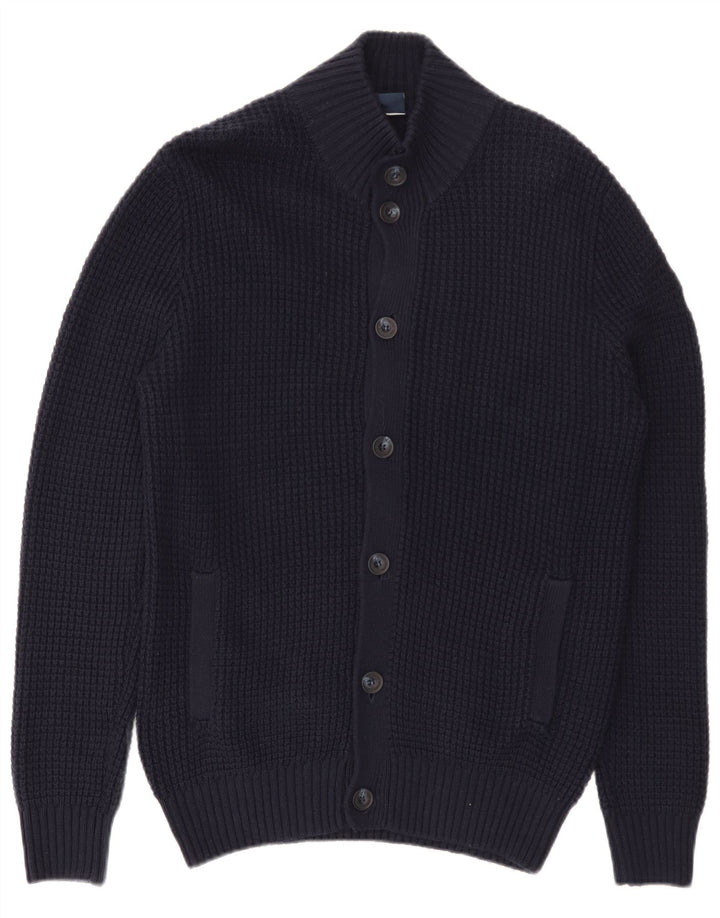 Suéter cardigã masculino North Sails médio algodão azul marinho