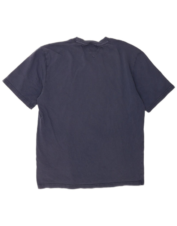Camiseta masculina Tommy Hilfiger Regular Fit grande algodão azul marinho