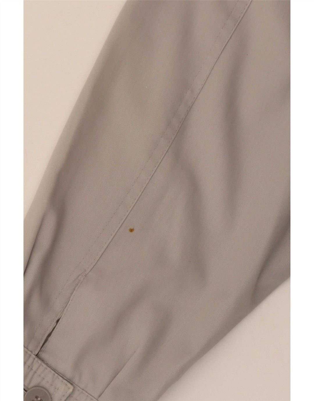 Jaqueta bomber masculina vintage UK 40 poliéster cinza grande