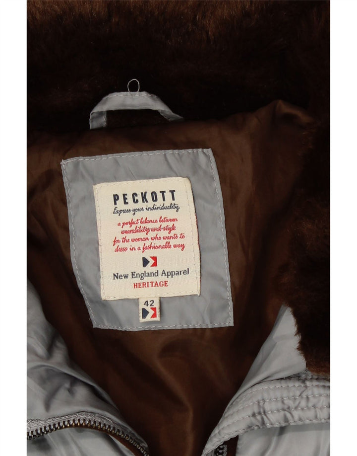 Jaqueta acolchoada feminina Peckott Heritage IT 42 poliéster cinza médio