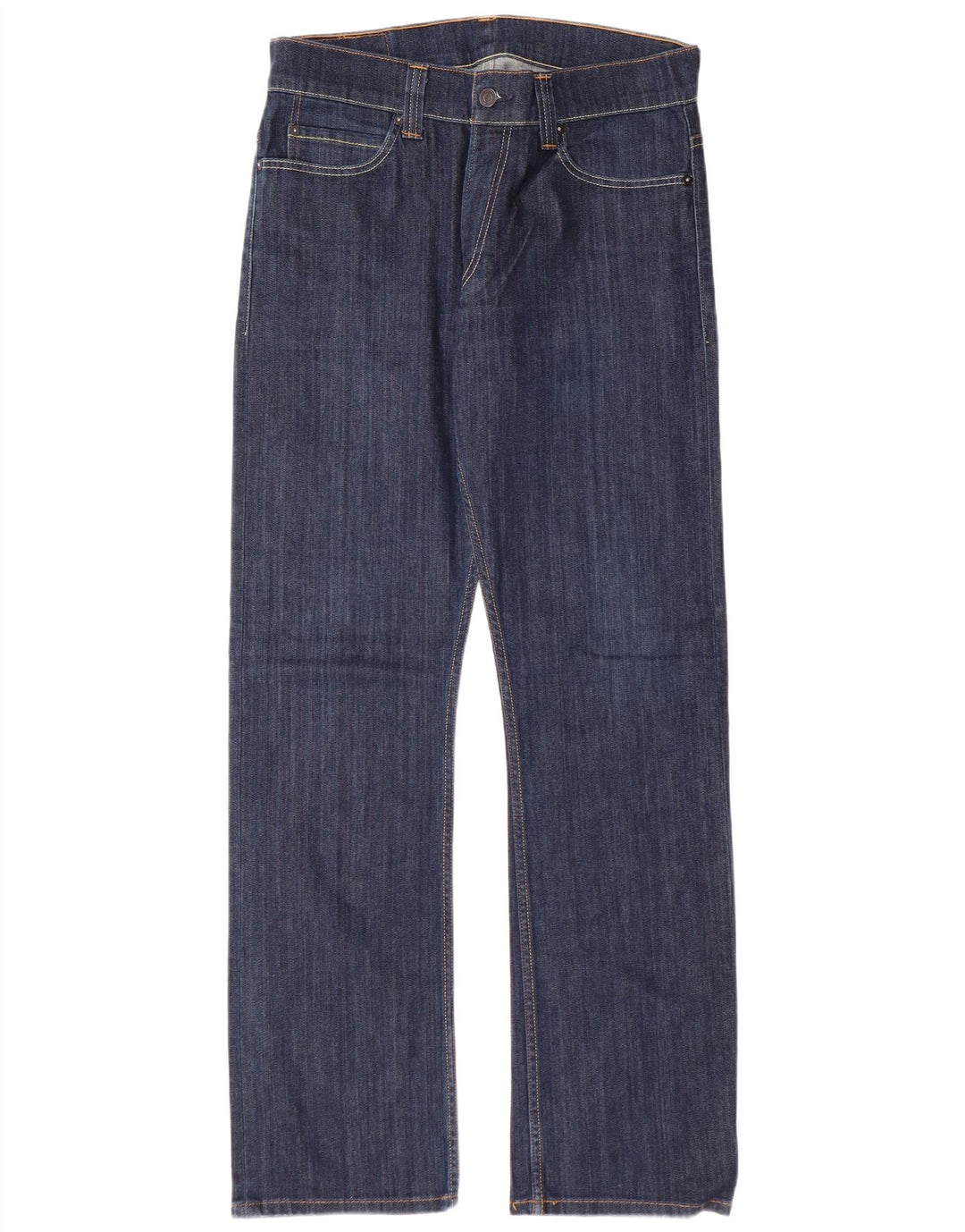 Levi's Masculino 506 Straight Jeans W34 L34 Azul Marinho Algodão