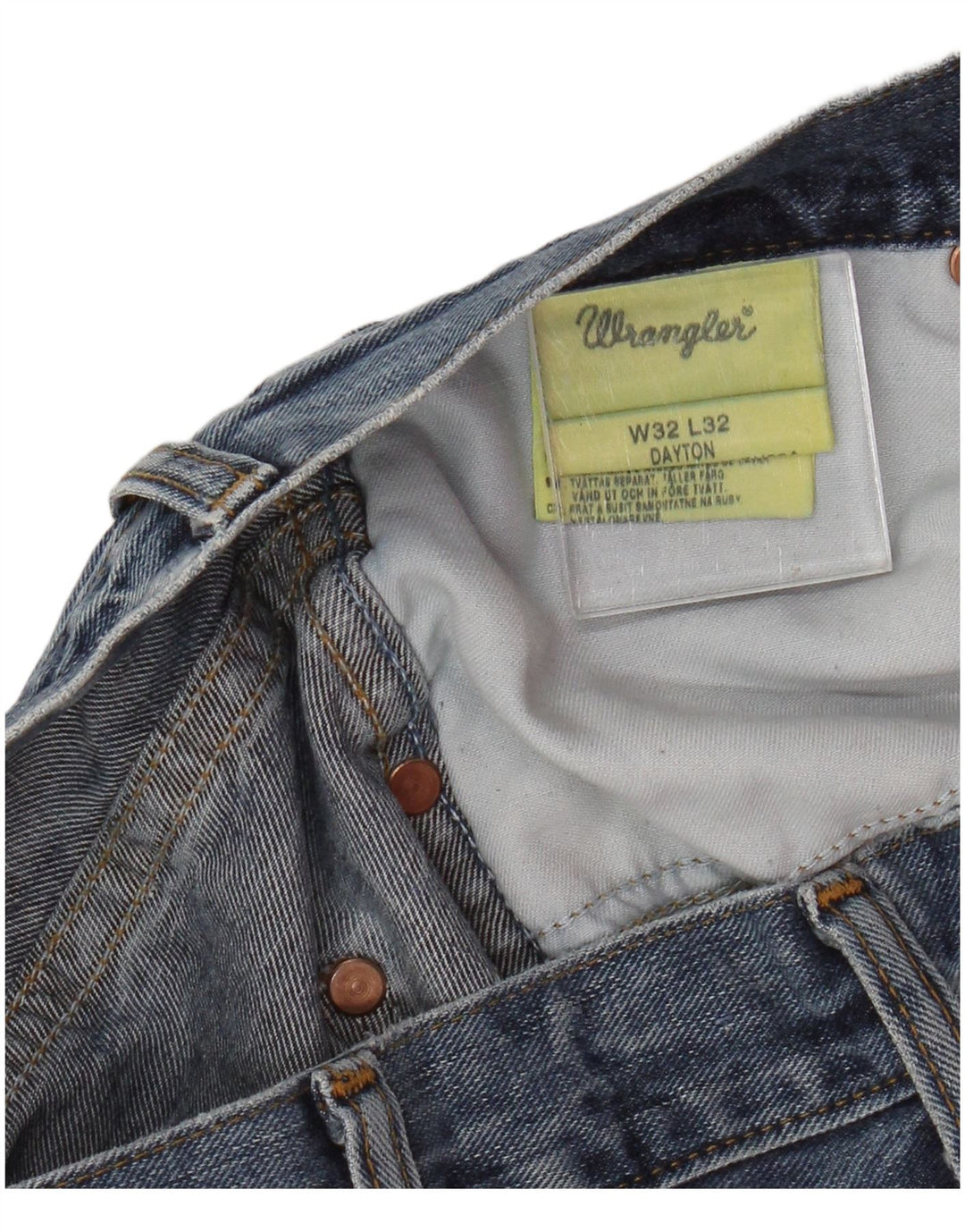 Wrangler Masculino Dayton Bootcut Jeans W32 L32 Azul Algodão