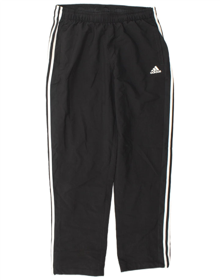 Calça de treino masculina Adidas grande poliéster preto