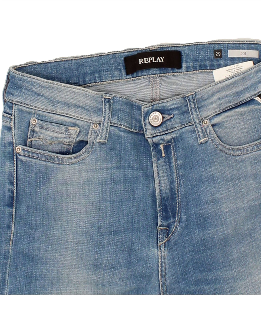 REPLAY Womens Skinny Jeans  W29 L29 Blue Cotton Vintage Replay and Second-Hand Replay from Messina Hembry 
