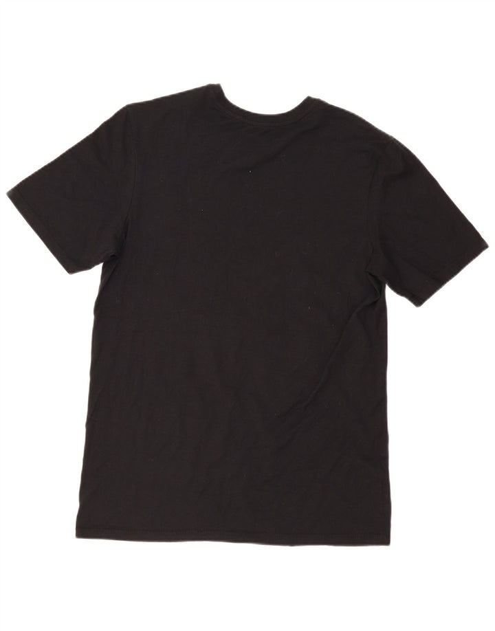 Camiseta Nike masculina gráfica Top médio algodão preto