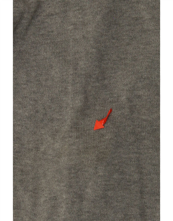 Suéter cardigã masculino MARKS & SPENCER Blue Harbor grande algodão cinza