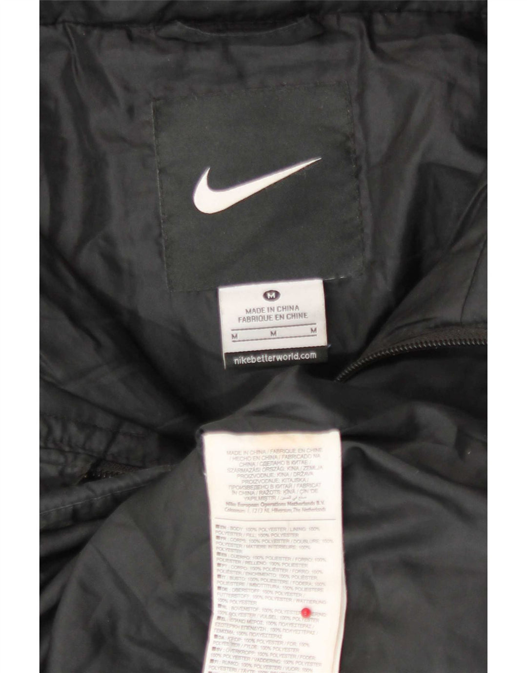 Jaqueta Nike Masculina Graphic Padded UK 38 Médio Preto Poliéster