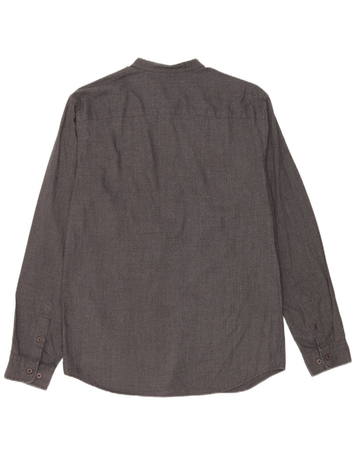 Camisa masculina Jack & Jones algodão cinza médio