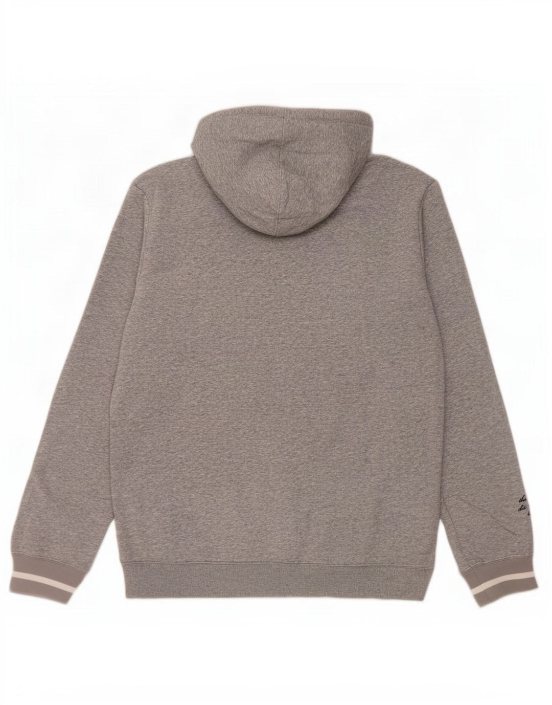 Adidas Mens Graphic Hoodie Jumper Médio Cinza Algodão Flecked