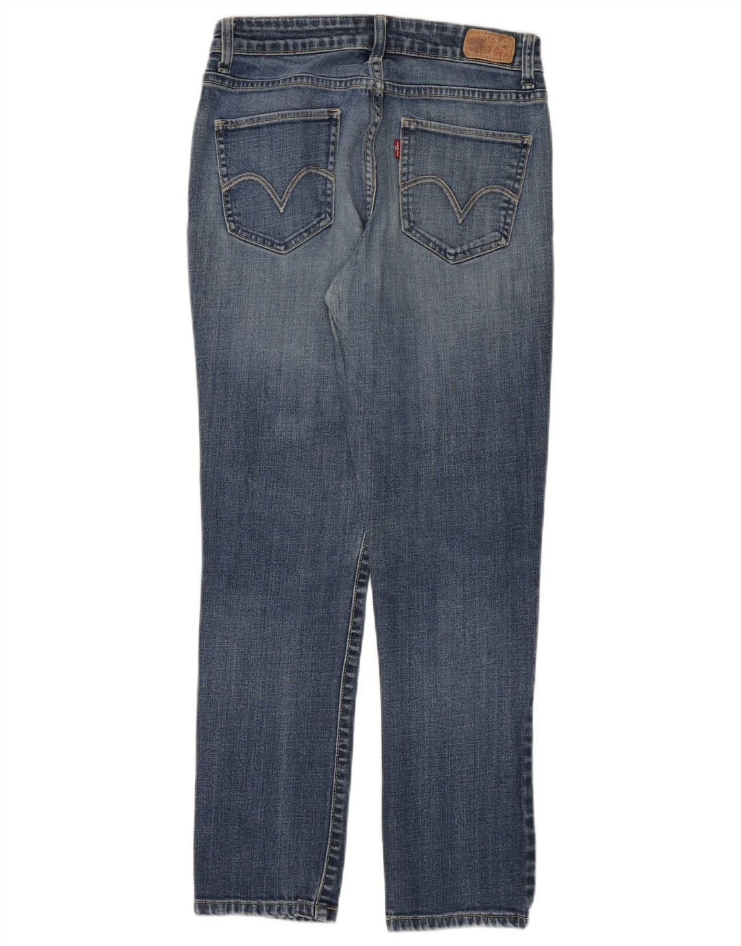 Jeans feminino Levi's cintura média slim US 8 médio W28 L28 algodão azul