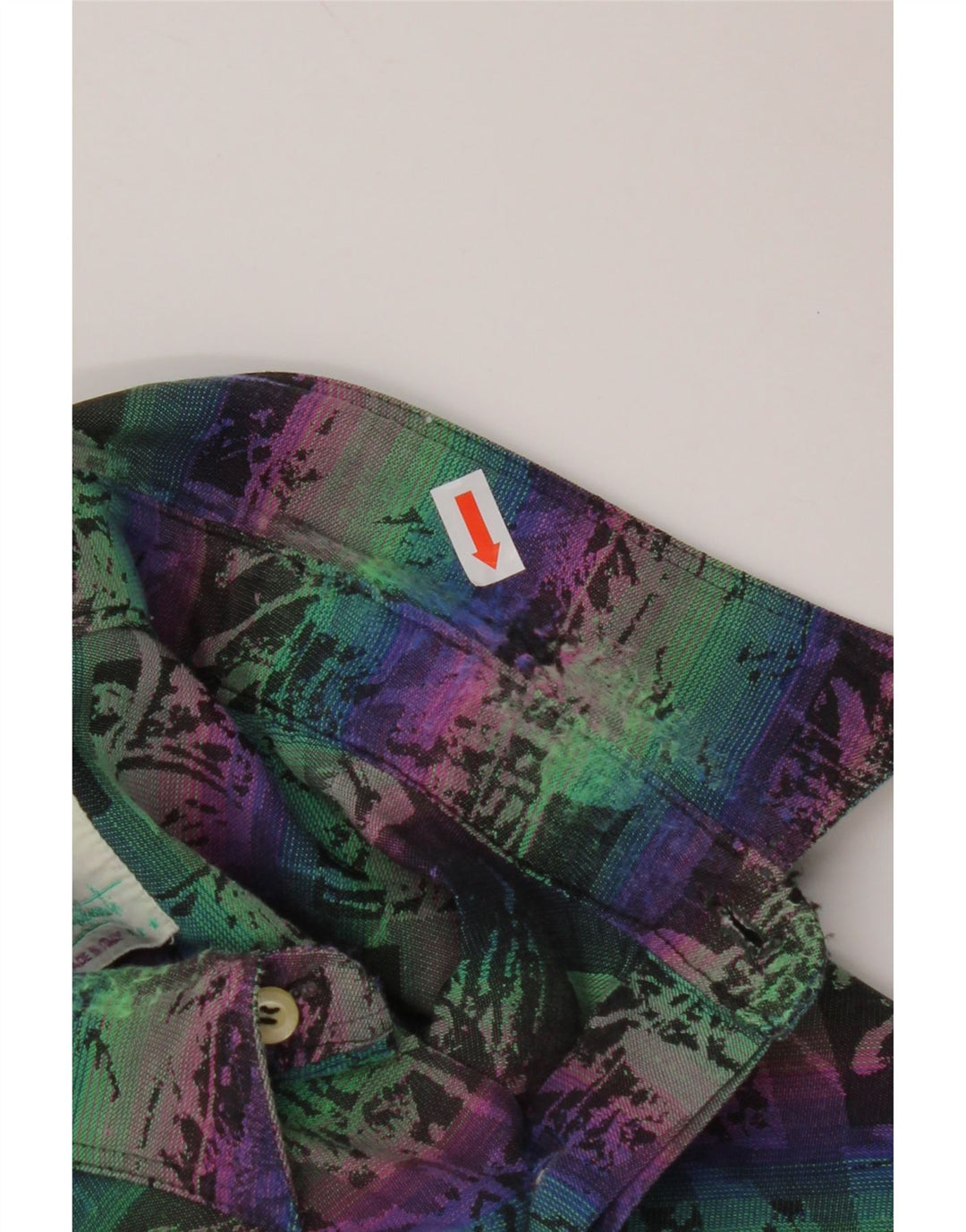 EMOZIONI Camiseta masculina abstrata padrão grande algodão multicolorido