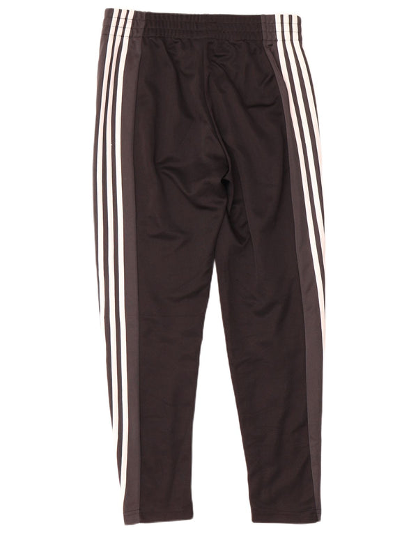 Adidas Womens Tracksuit Trousers UK 12/14 Medium Black Colourblock