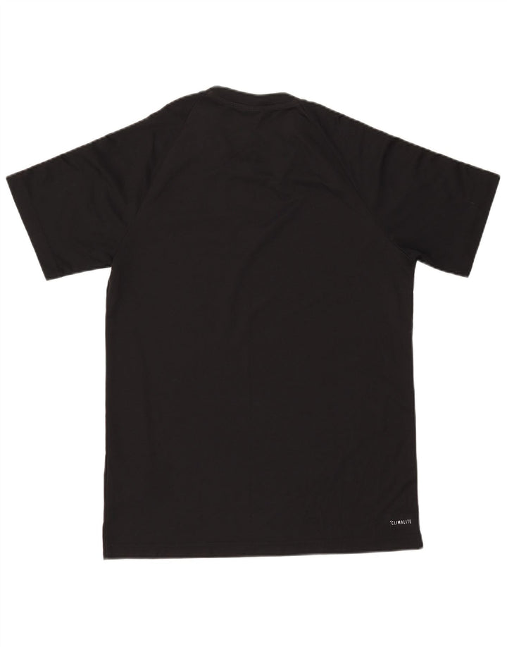 Camiseta Adidas Masculina Climalite Top Médio Poliéster Preto
