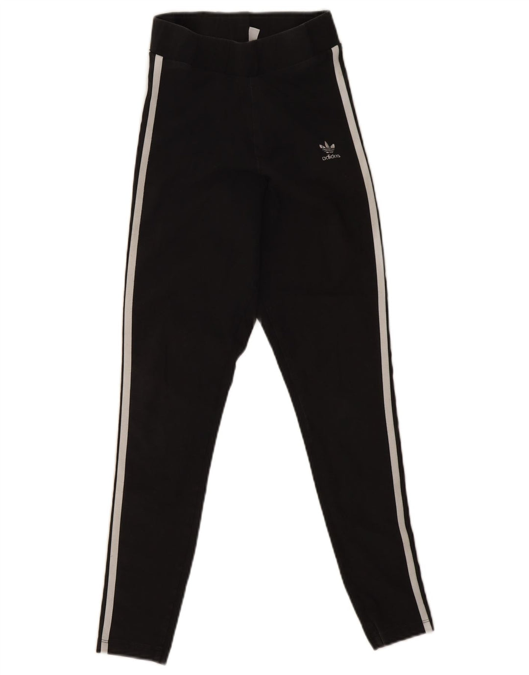 Leggings Adidas Femininas UK 8 Pequenas Algodão Preto