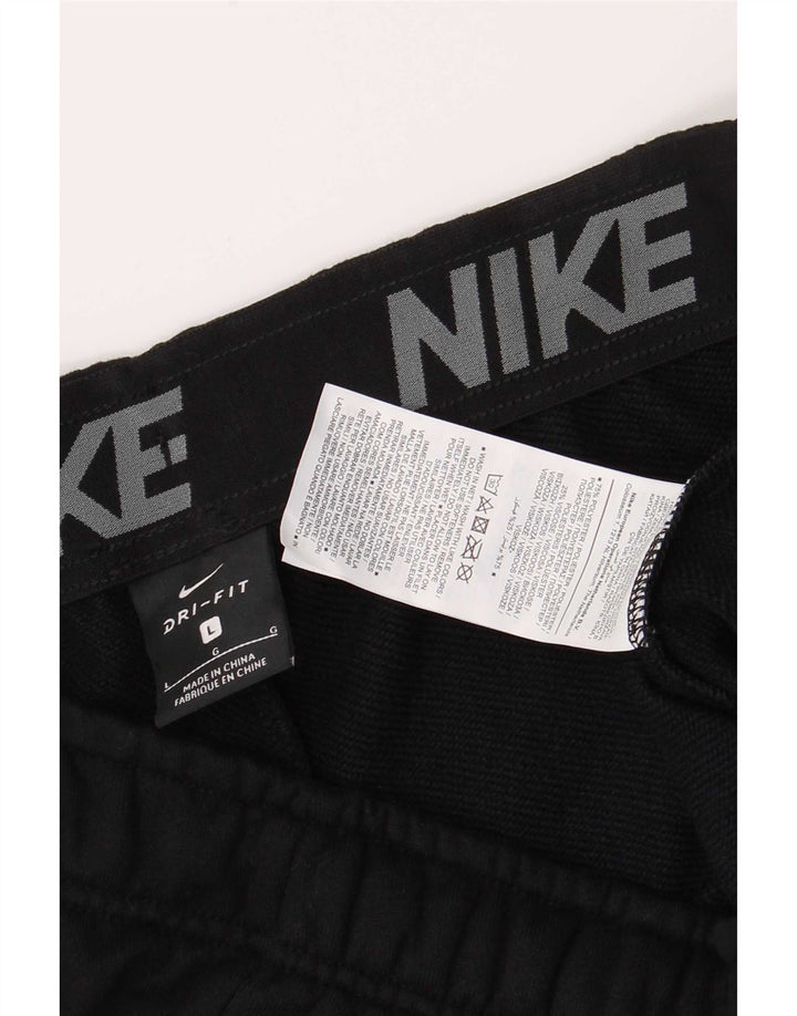 Calça esportiva Nike masculina Dri Fit Graphic Joggers grande poliéster preto