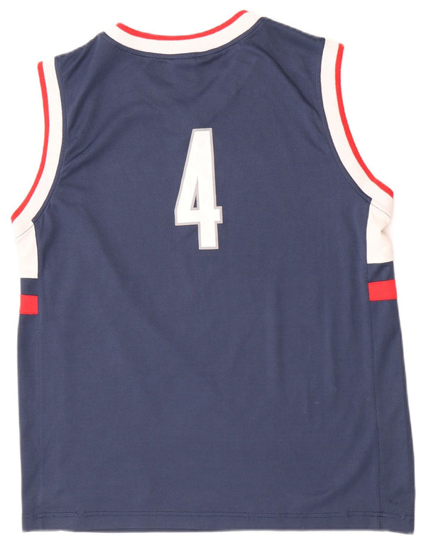 Colete gráfico Nike Boys UConn Huskies Top 13-14 anos XL azul marinho