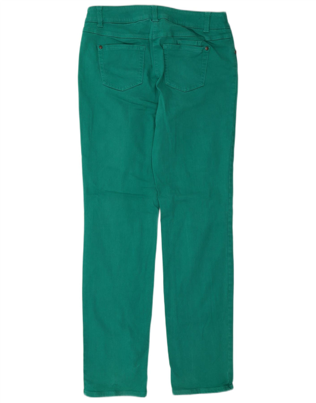Roxy Jeans Slim Feminino Reino Unido 14 Grande W30 L30 Algodão Verde