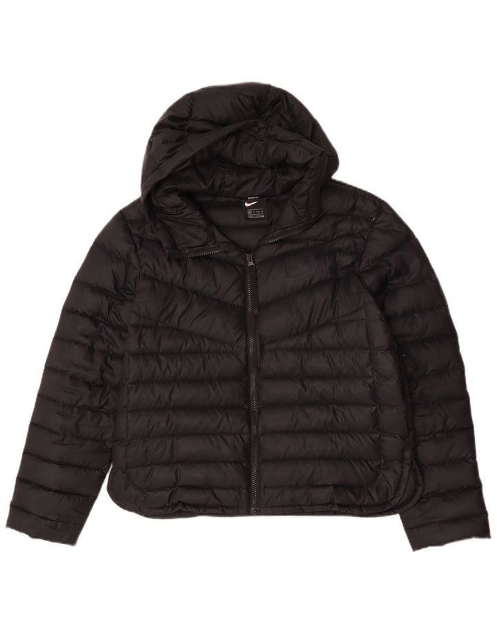 Jaqueta Nike Feminina com Capuz Oversized Acolchoada UK 6 XS Poliéster Preto