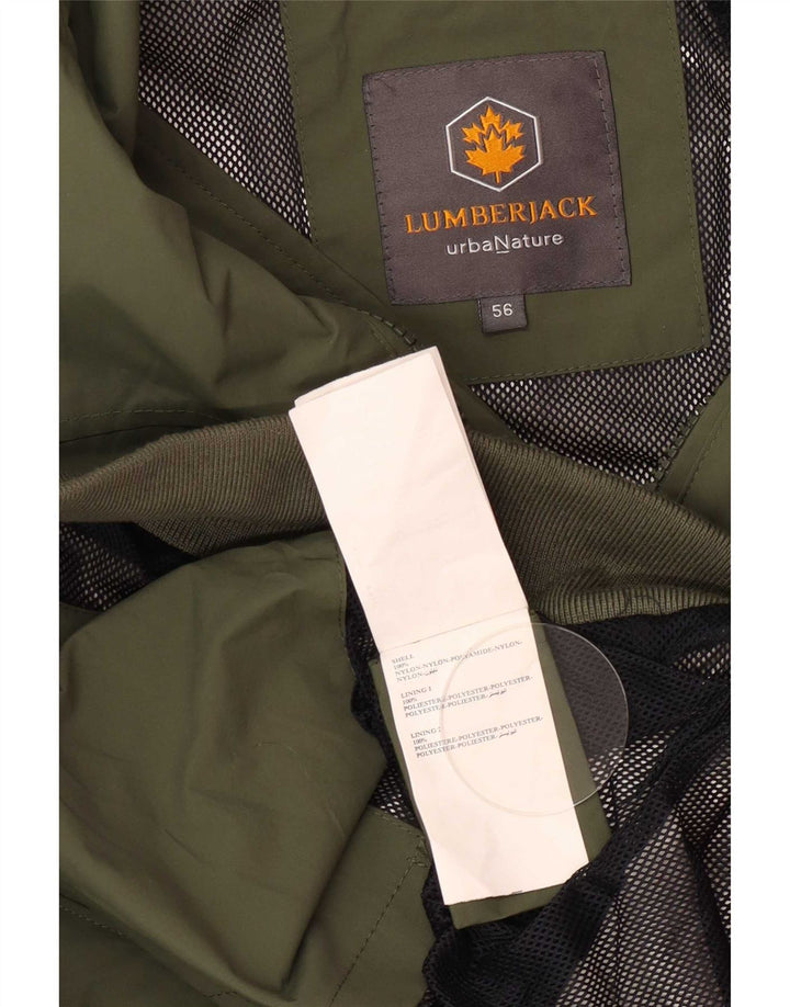 Jaqueta bomber masculina lenhador EU 56 3XL nylon verde