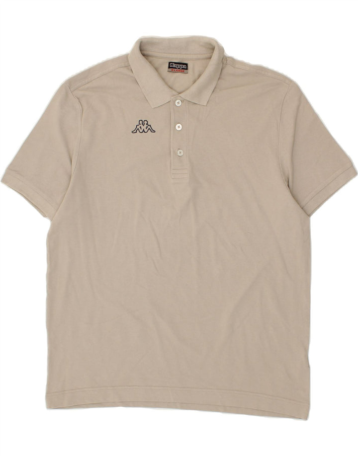 KAPPA Mens Polo Shirt XL Grey Cotton Vintage Kappa and Second-Hand Kappa from Messina Hembry 