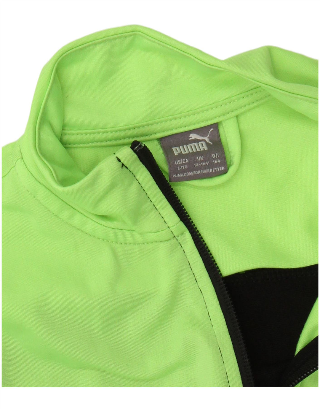 Jaqueta PUMA Boys Tracksuit Top 13-14 Anos Preto Colorblock