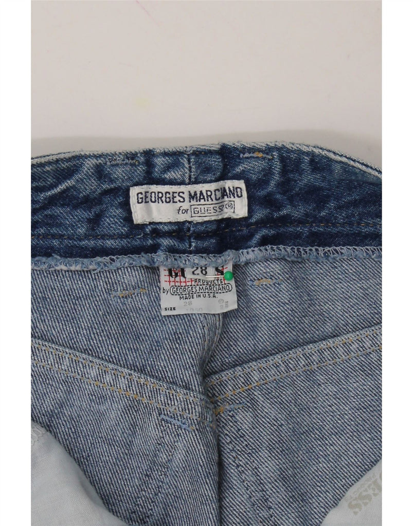 GUESS Womens Georges Marciano Slim Jeans W28 L30 Blue Cotton Vintage Guess and Second-Hand Guess from Messina Hembry 