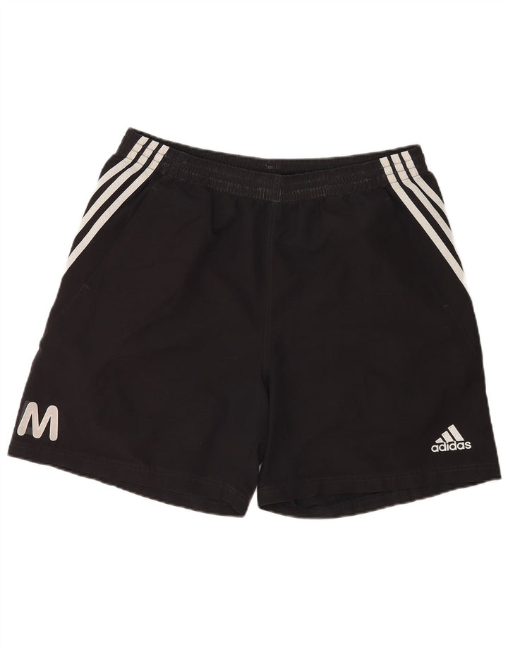 Shorts esportivos gráficos masculinos Adidas XL preto poliéster