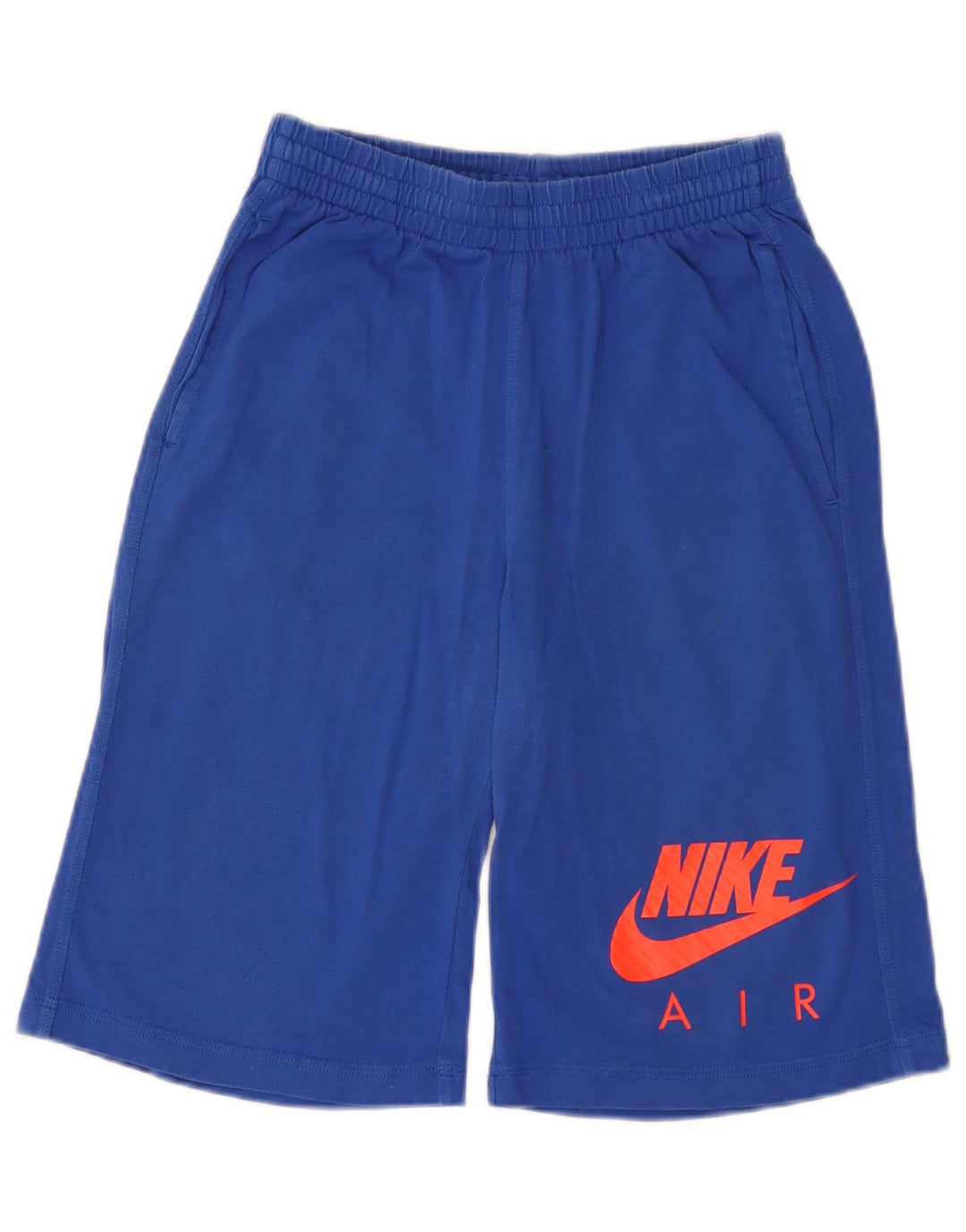Shorts esportivos gráficos Nike Boys 12-13 anos grandes azuis