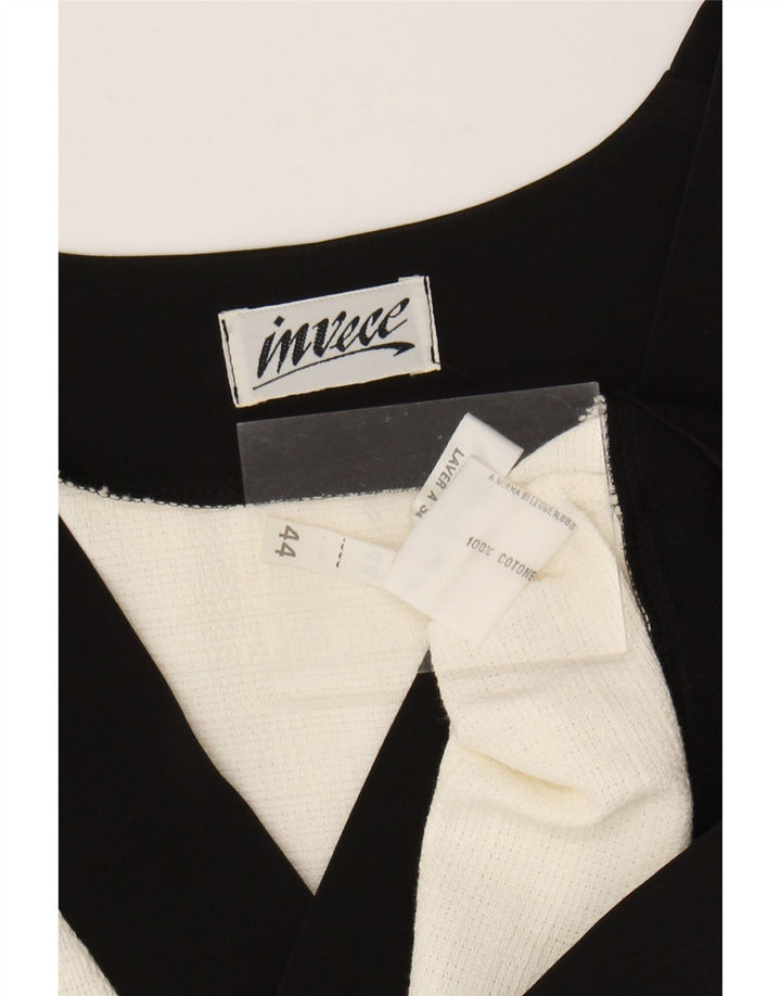 Bolero feminino vintage EU 44 XL algodão branco