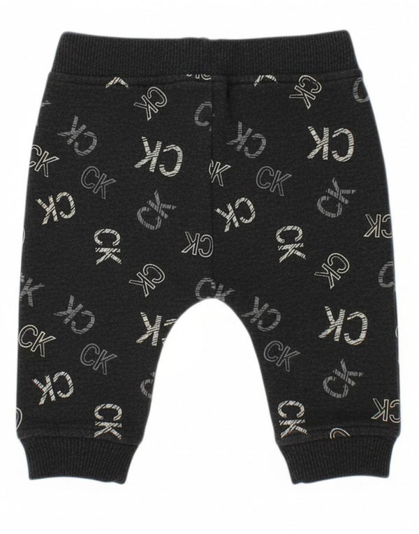 CALVIN KLEIN Baby Boys Graphic Joggers Calça de treino 3-6 meses Cinza