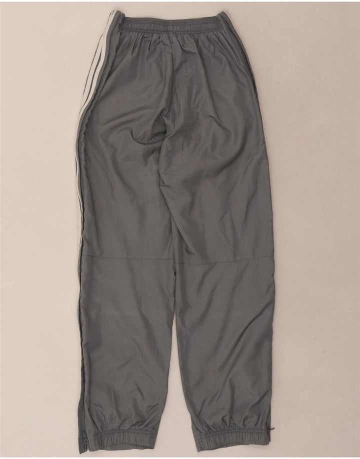 Calças de treino femininas Adidas UK 8 pequenas cinza