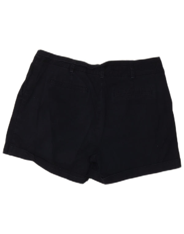 Shorts Chino Feminino Oasis Pegged UK 12 Médio W34 Azul Marinho Algodão