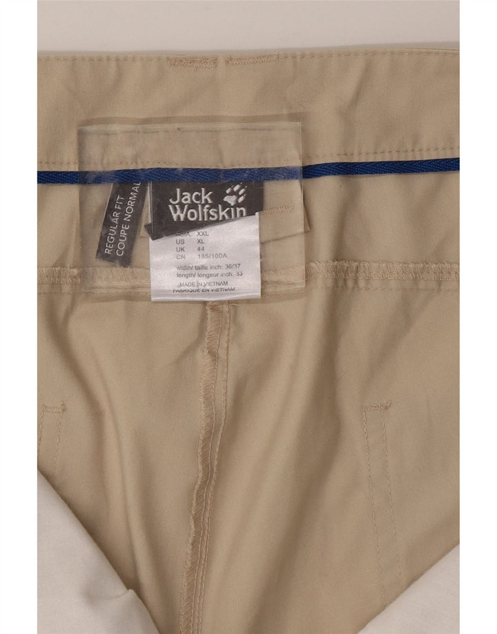 Calça cargo masculina JACK WOLFSKIN de ajuste regular Reino Unido 44 XL W36 L33 bege