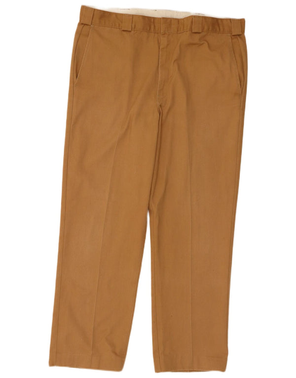 L.L.Bean Calça Chino Masculina Reta W38 L32 Bege