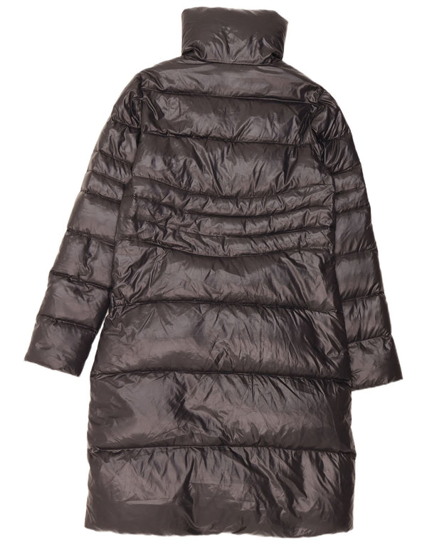 Asics Womens Padded Coat UK 14 Medium Black Nylon