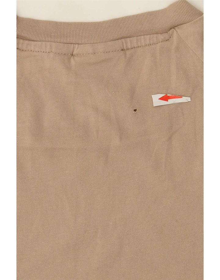 Camiseta masculina Adidas grande algodão bege