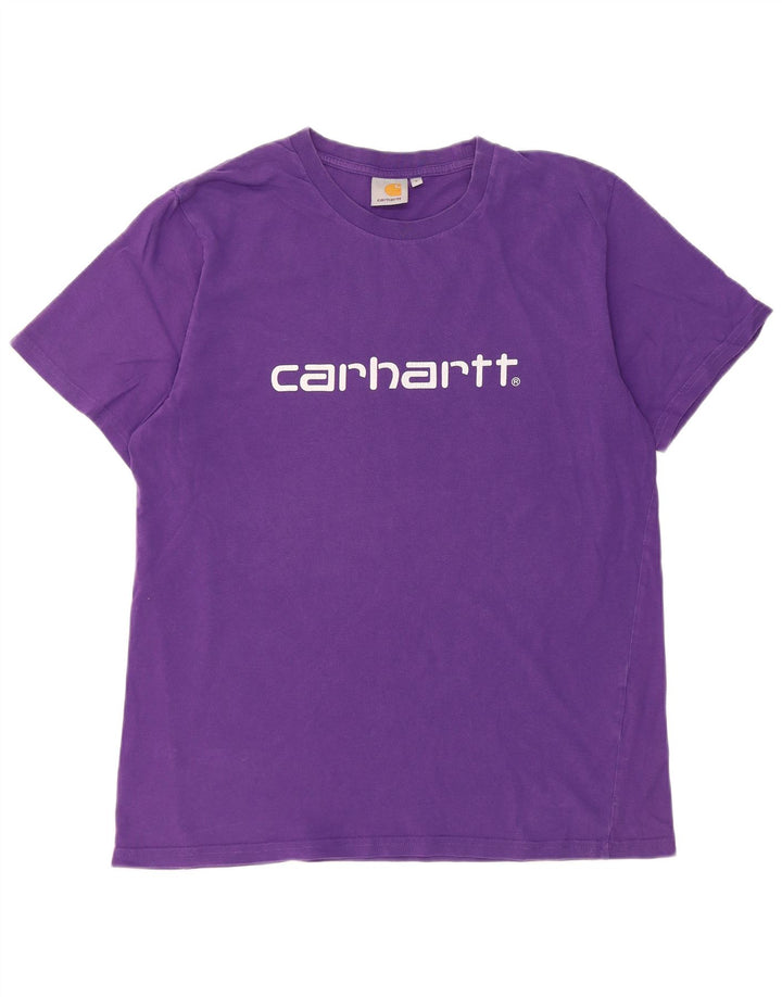 Camiseta gráfica masculina Carhartt grande roxo