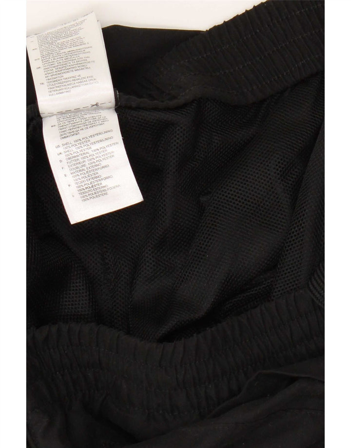 Calça de treino masculina Adidas grande poliéster preto