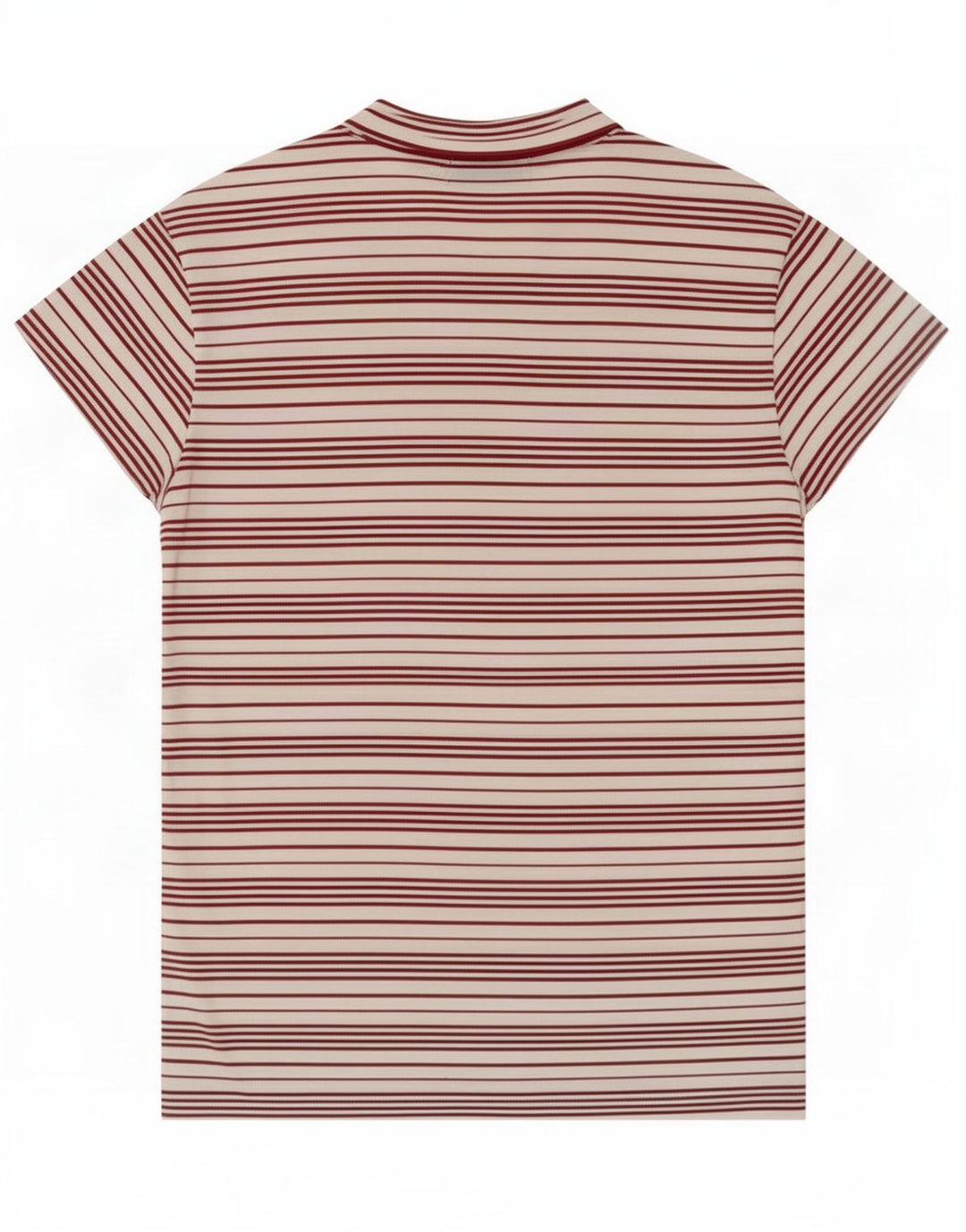 Camiseta feminina Sergio Tacchini Top IT 44 poliéster listrado branco médio
