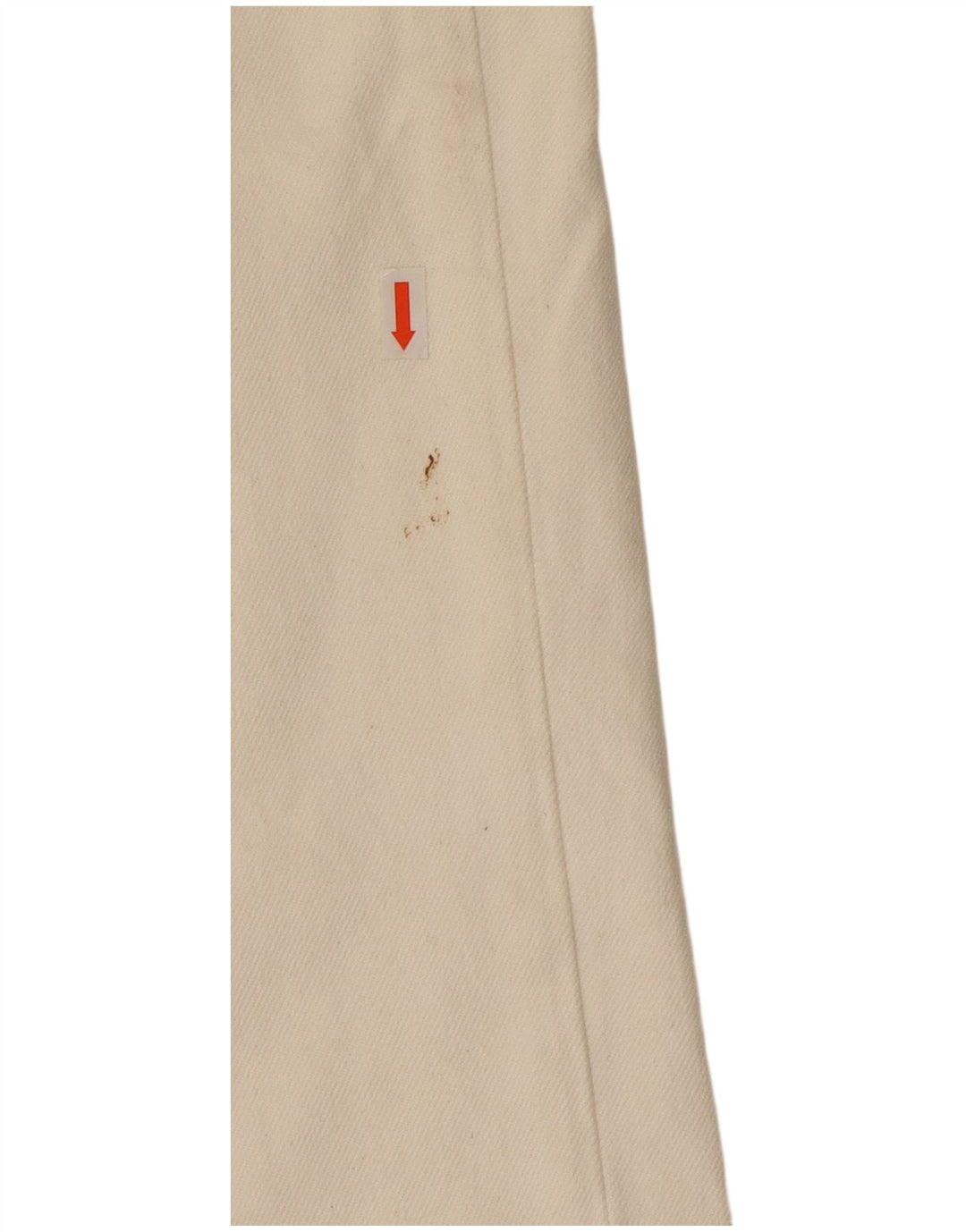 Jeans retos femininos Topshop W26 L24 algodão branco