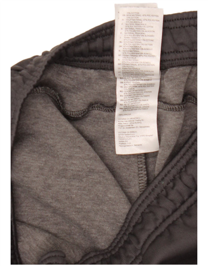 Calça de treino masculina Adidas Joggers cinza médio poliéster esportivo