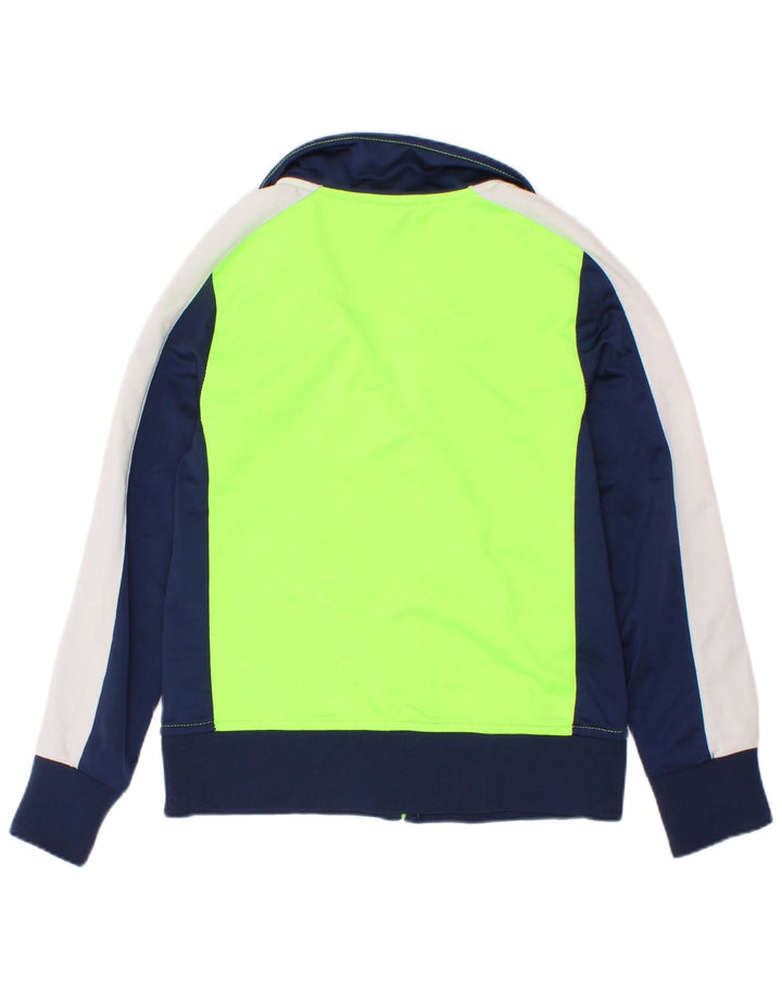Jaqueta Puma Boys Graphic Tracksuit Top 5-6 Anos Verde Colorblock