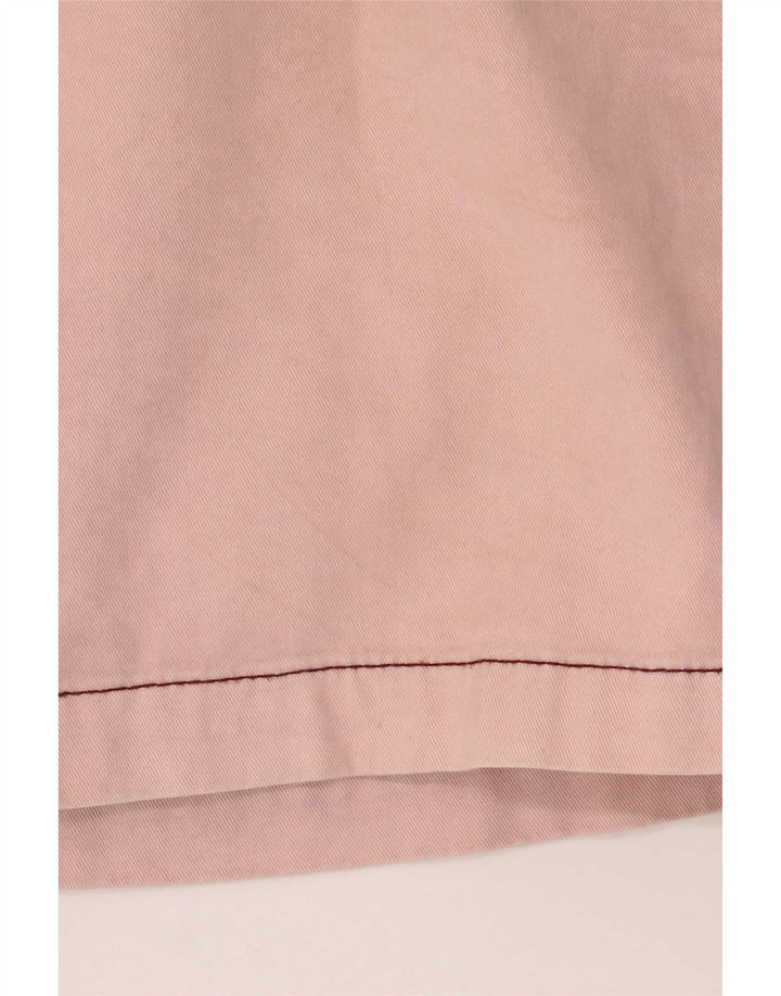 Pierre Cardin Mens Chino Shorts Médio W32 Marrom Colorblock Algodão