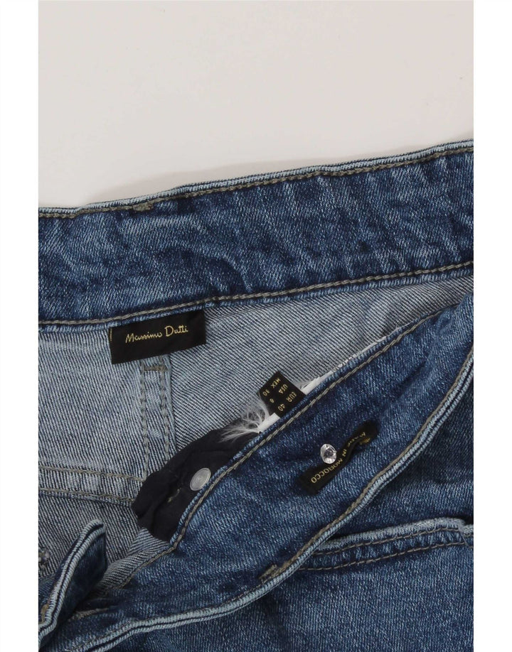 Jeans Slim Feminino Massimo Dutti EU 40 Médio W30 L28 Azul