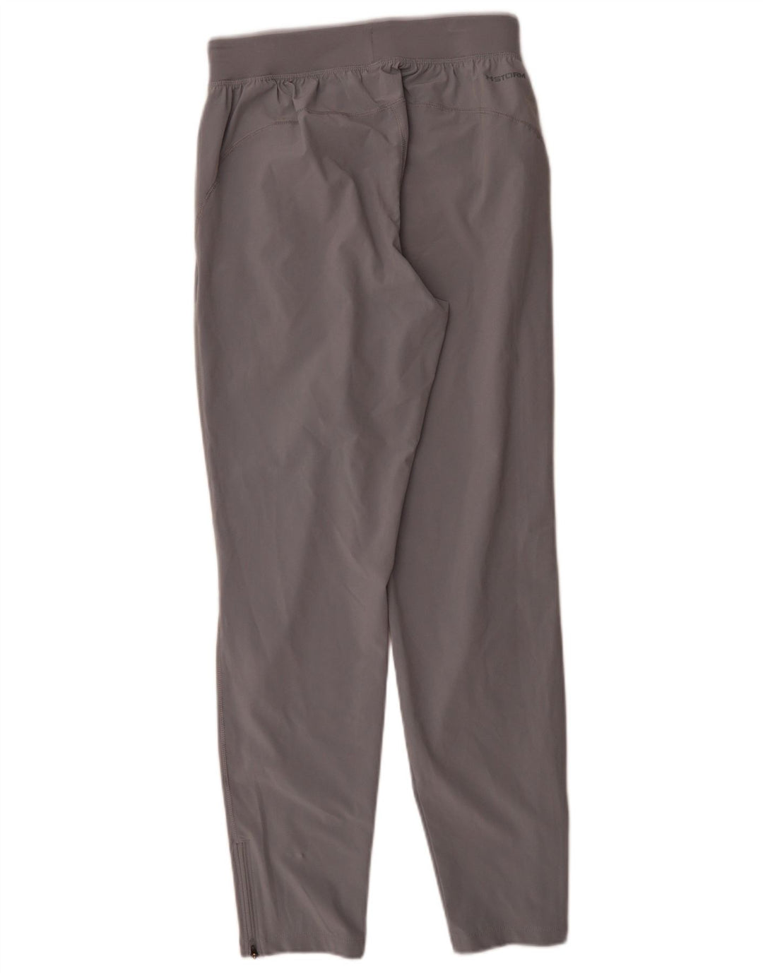 Calça de treino masculina Under Armour poliéster cinza médio