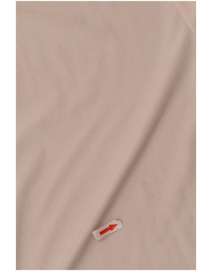 Adidas Mens Aeroready Camiseta Top Grande Branco Colorblock Poliéster