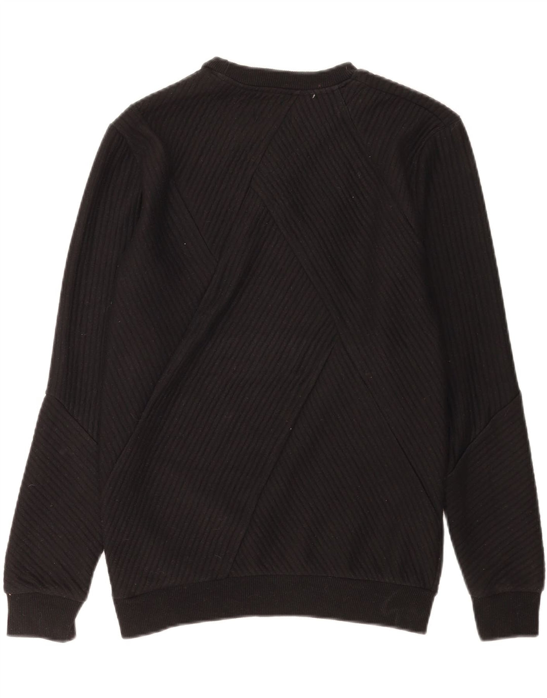 Zara Moletom Masculino Jumper Médio Algodão Preto