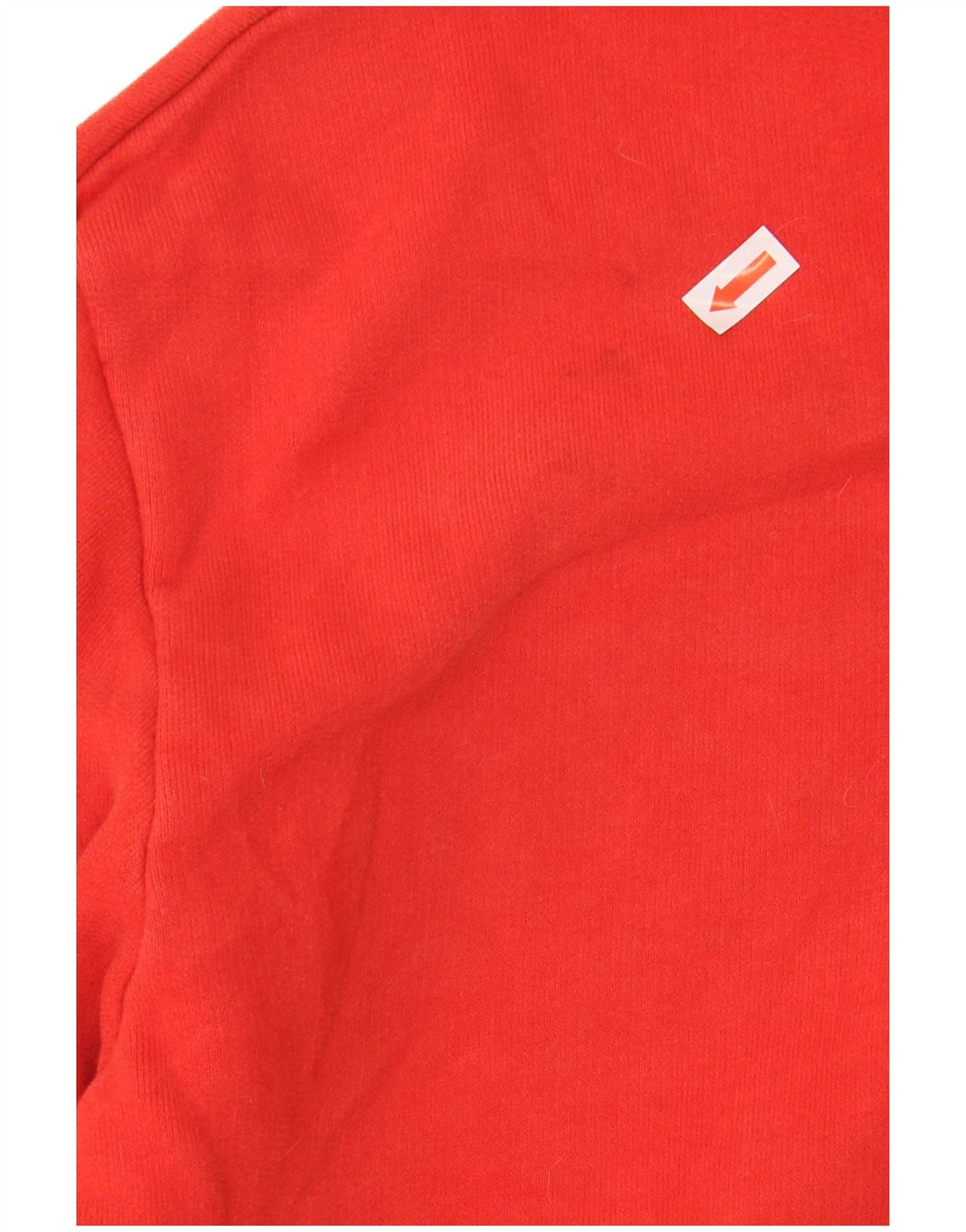 SUPERDRY moletom com capuz masculino gráfico XS algodão vermelho